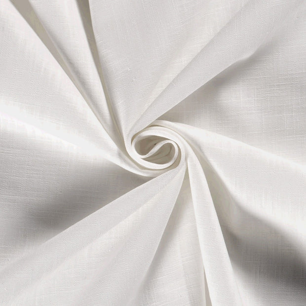 Ramie Linen fabric Unicolour White
