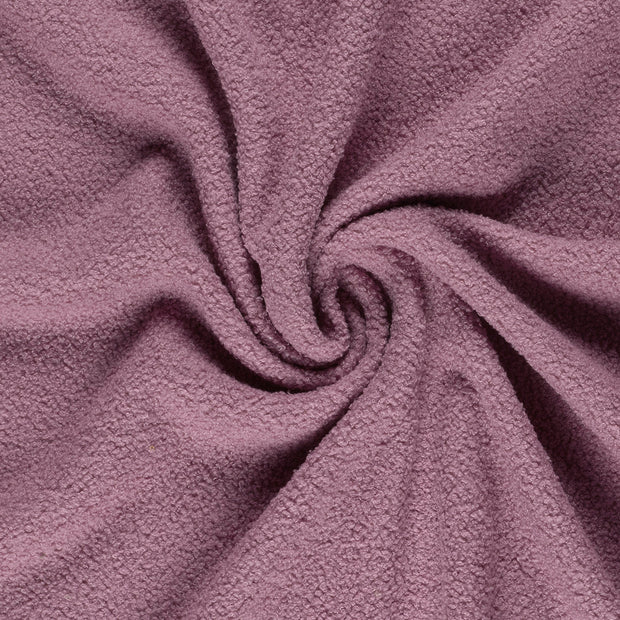 Teddy fabric Old Pink backed 