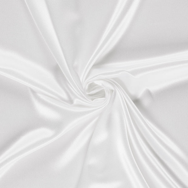Satin Velvet stof Wit geverfd 