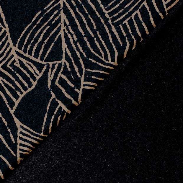 Poly Viscose Jerséis tela Abstracto descarga impresa 