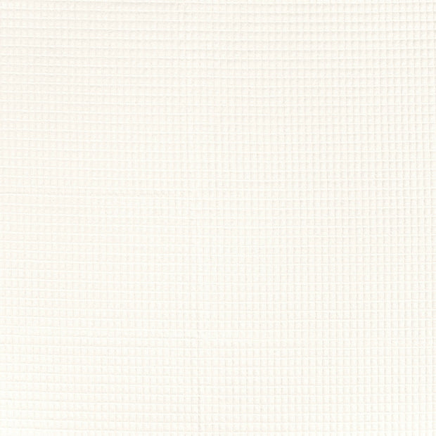 Waffle piqué fabric Off White matte 