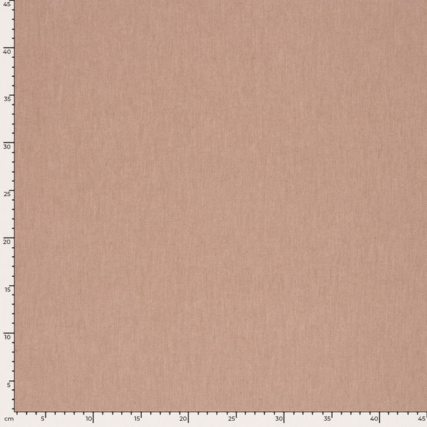 Linen Look fabric Unicolour Pink