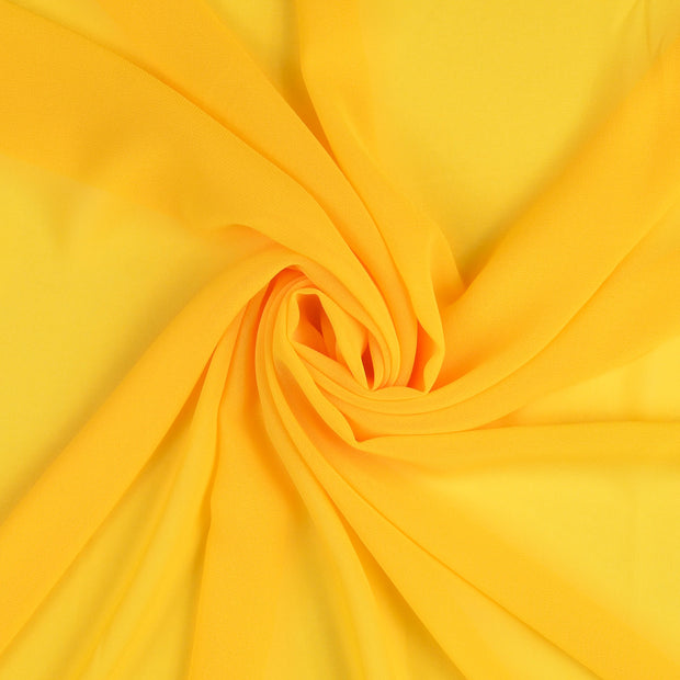 Chiffon fabric Yellow 