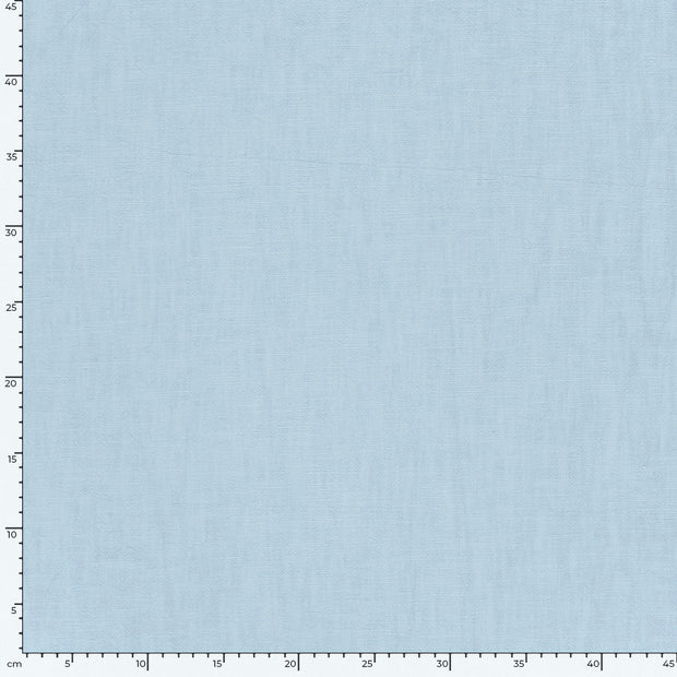 Ramie Linen fabric Unicolour Light Blue