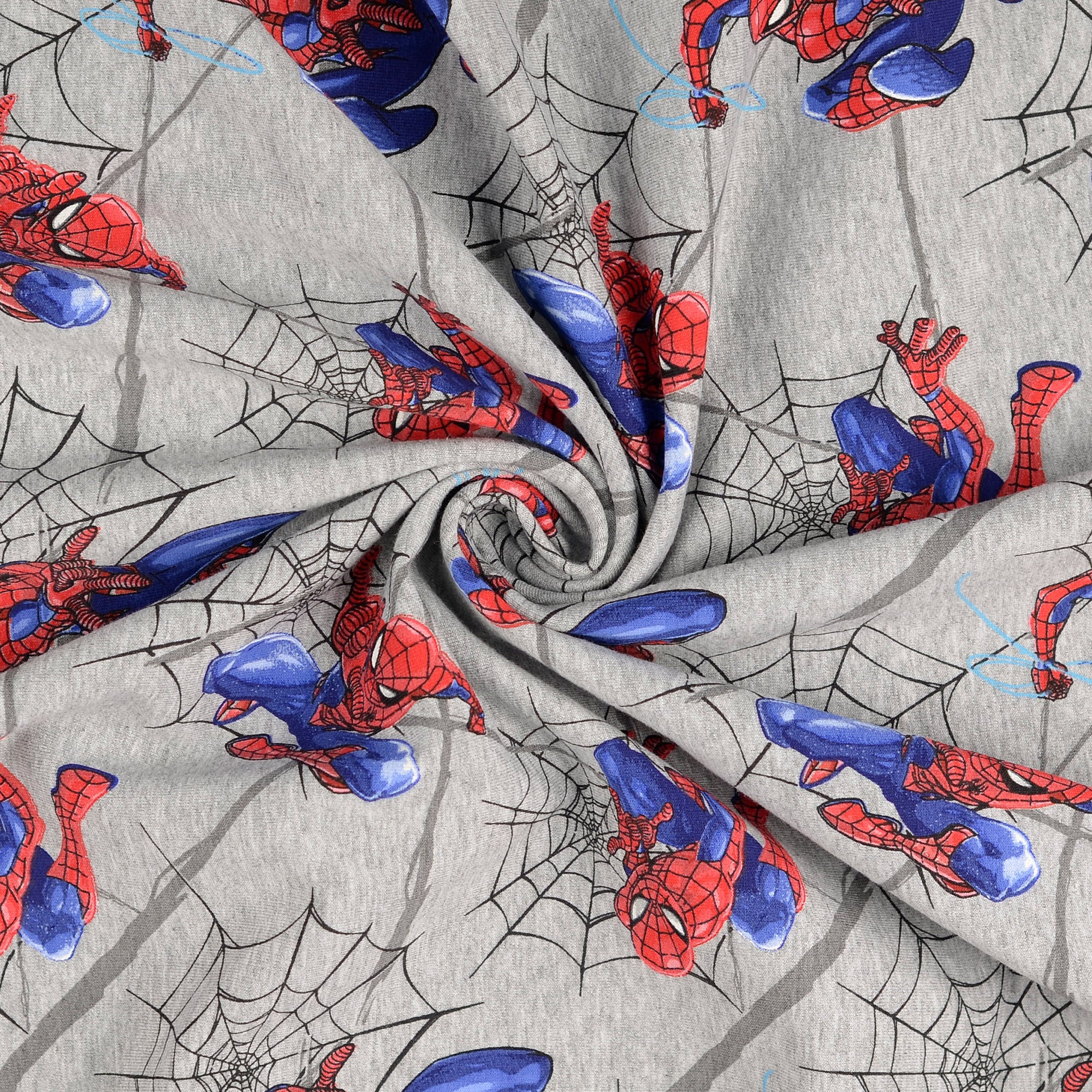 Spiderman Stoff Meterware