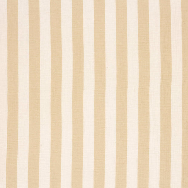 Double gaze tissu Blanc cassé mat 