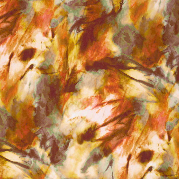 Viscosa Poplin tela Ocre 