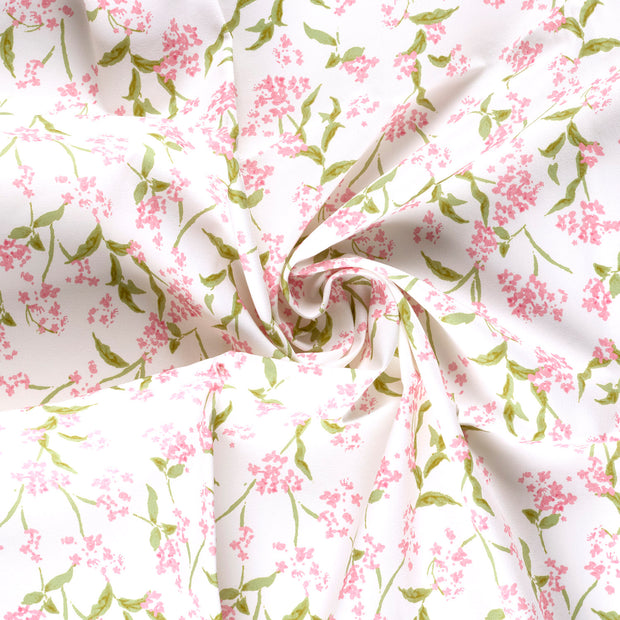Twill fabric Pink printed 