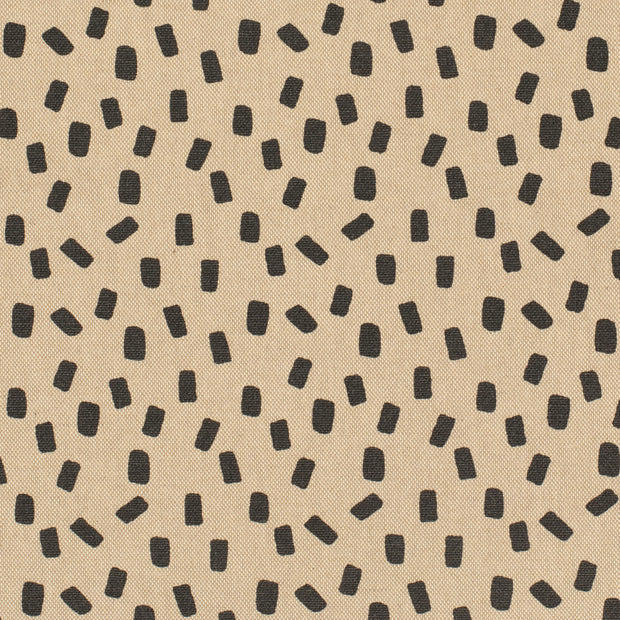Leinen-Optik fabrik Streusel Beige