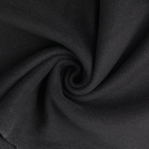 Fleece fabrik Schwarz 