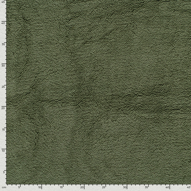 Sherpa Fleece tela Unicolor Forest Green