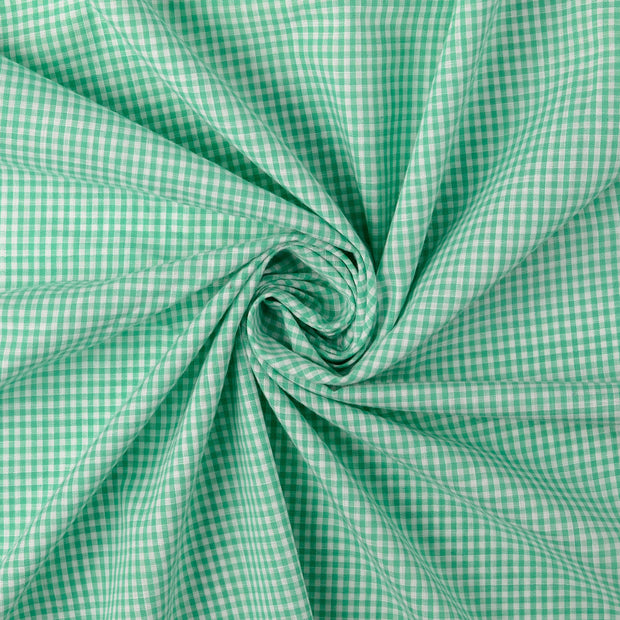Algodón Popelina tela Verde 