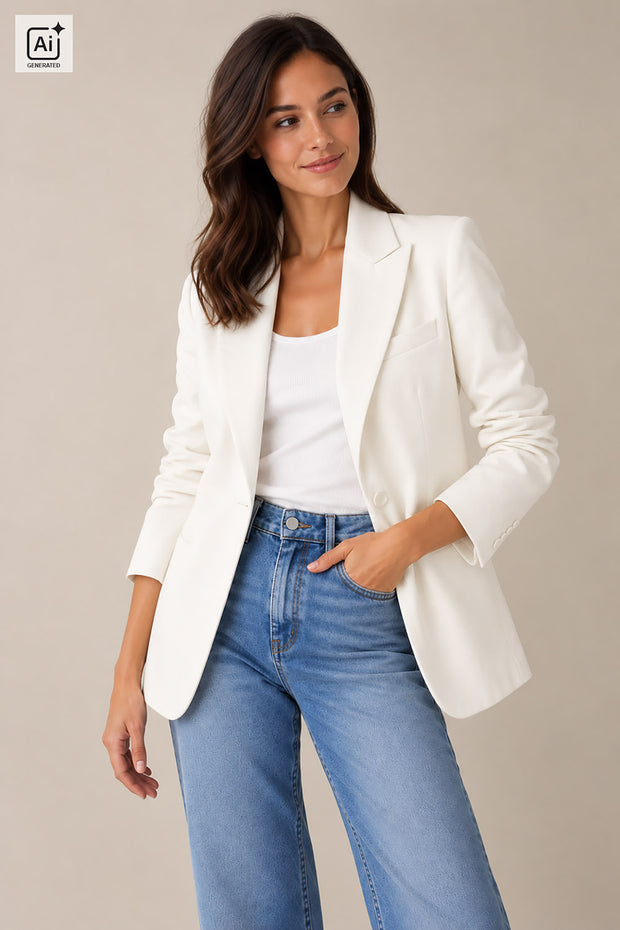 Workwear Twill fabric Unicolour Off White