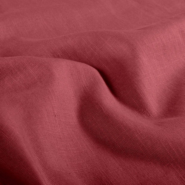 Lino tela Unicolor Rosa antiguo
