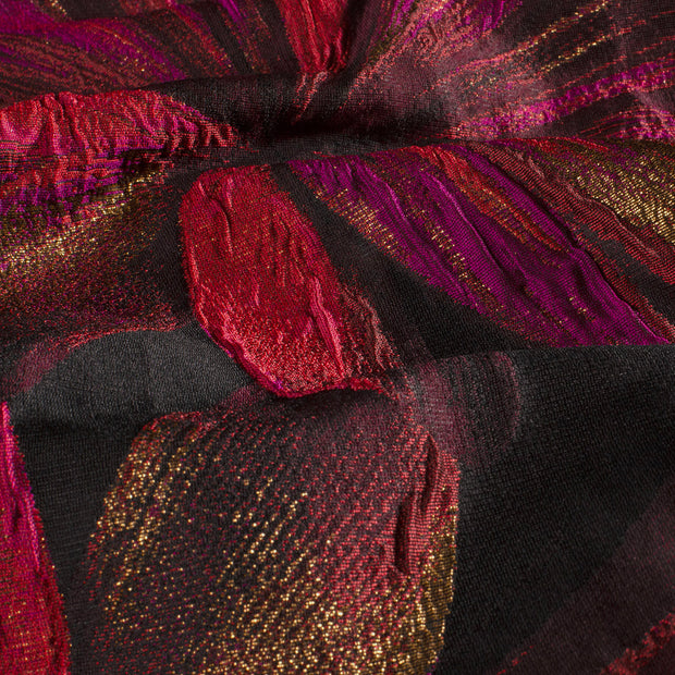 Jacquard stof Bloemen Fuchsia