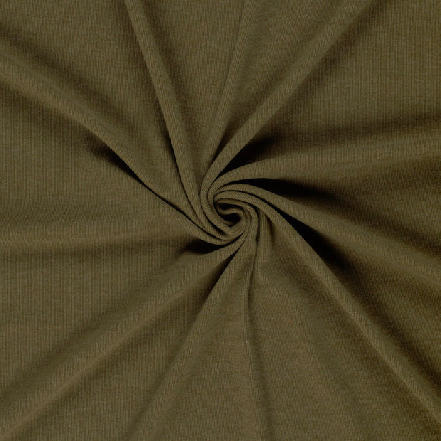 Heavy Knit fabrik Taupe Grau gebürstet 
