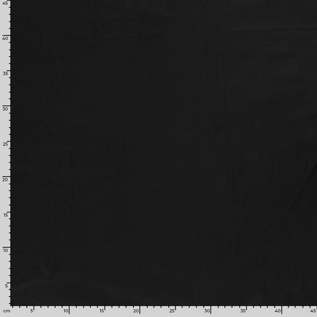 Satin fabrik Uni Schwarz
