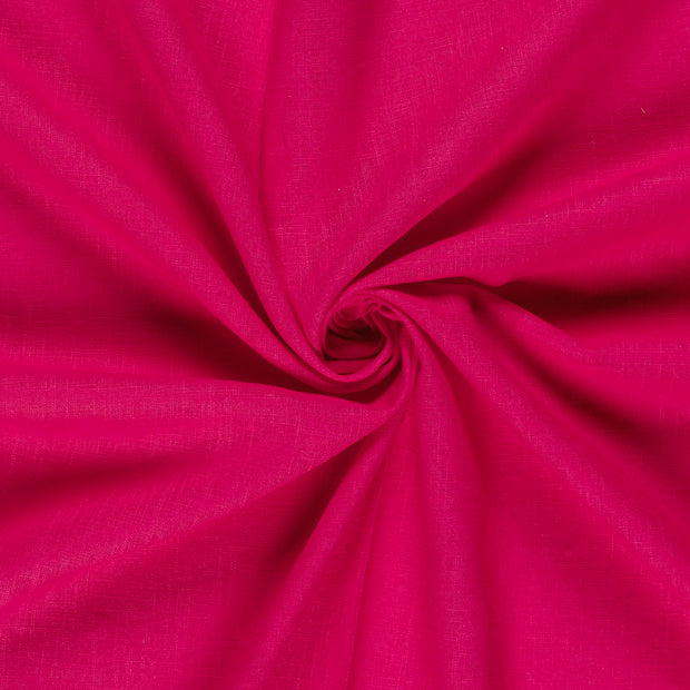 Linen fabric Fuchsia 