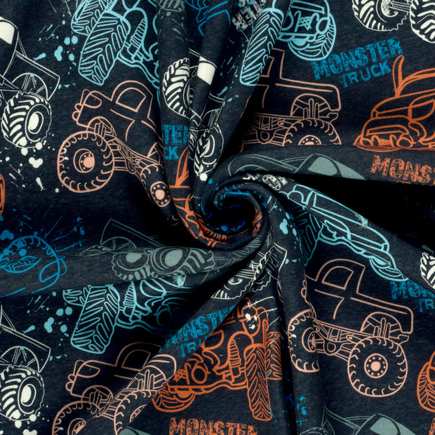 Jogging tissu Indigo Foncé imprimé numérique 