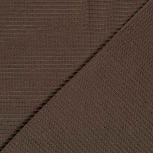 Waffle piqué fabric Unicolour 