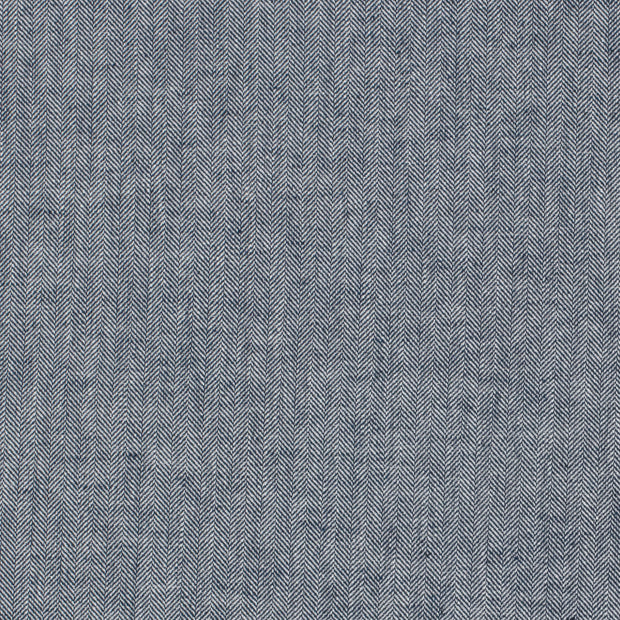 Chambré tela Punto de espiga Azul marino