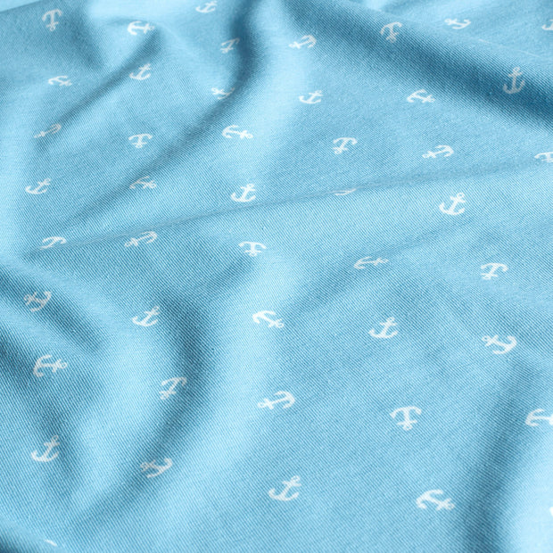 Jersey fabrik Anker Babyblau