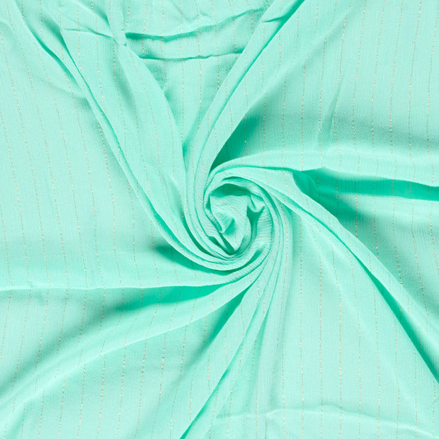 Crepé tela Menta Lurex 
