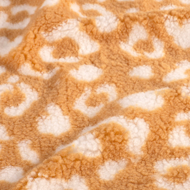 Sherpa Fleece tela Panther Rosa claro