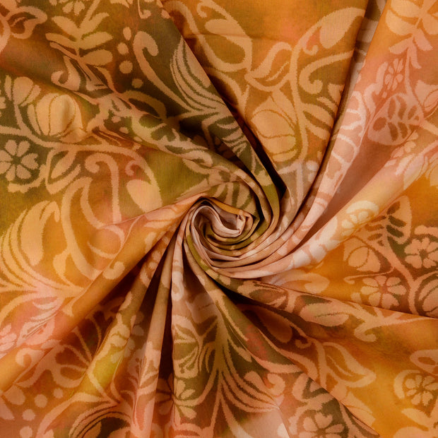Voile fabric Orange 