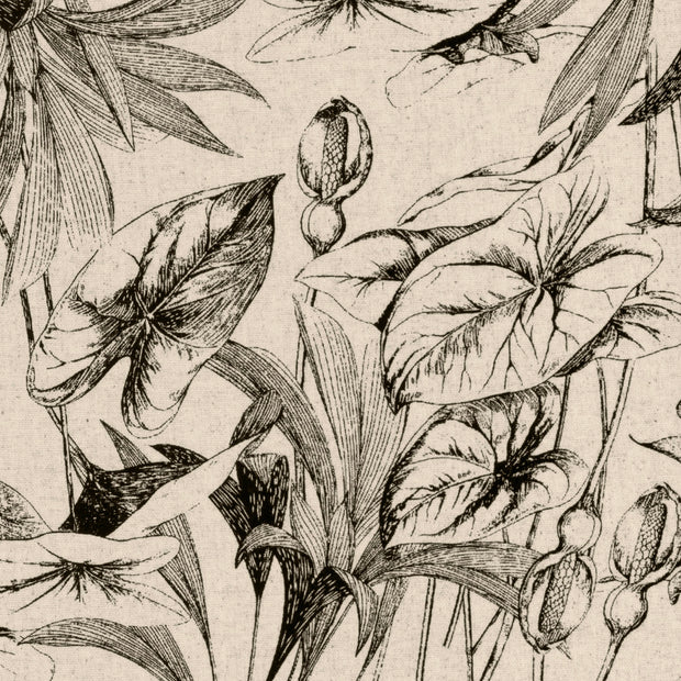 Geweven Viscose Linnen stof Beige