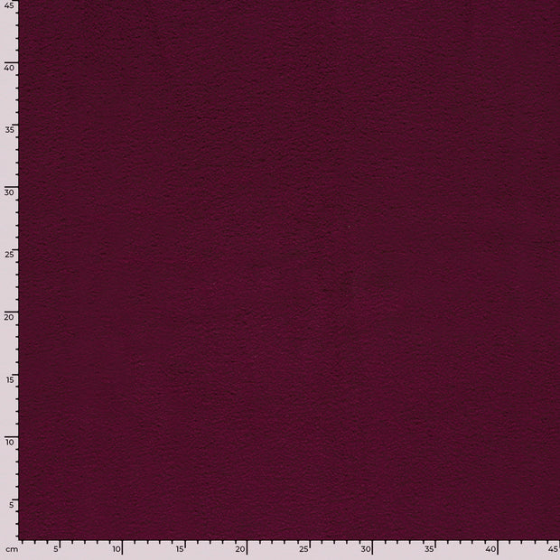 Fleece fabric Unicolour Magenta