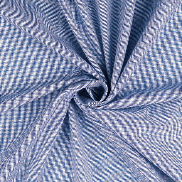 Popeline de Coton tissu Indigo 