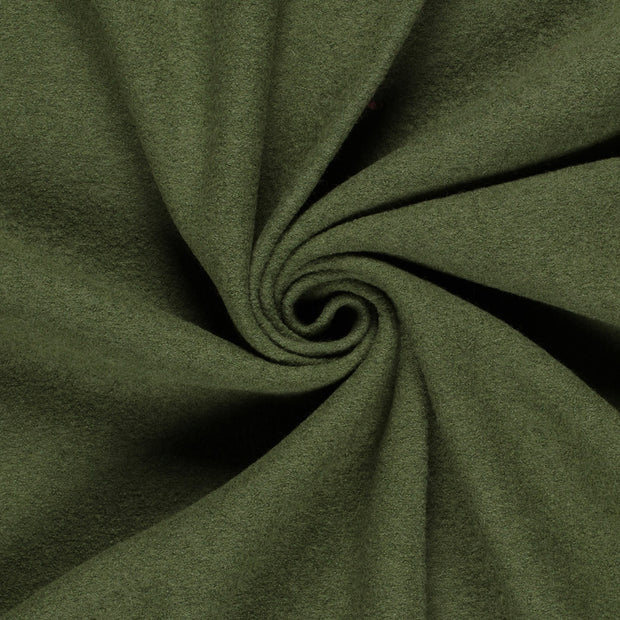 Paño de lana tela Verde oliva 