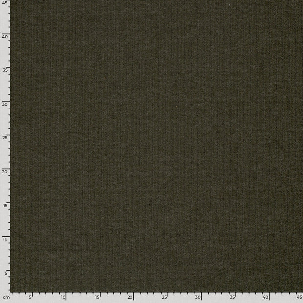 Poly Viscose Jersey fabric Unicolour Khaki Green