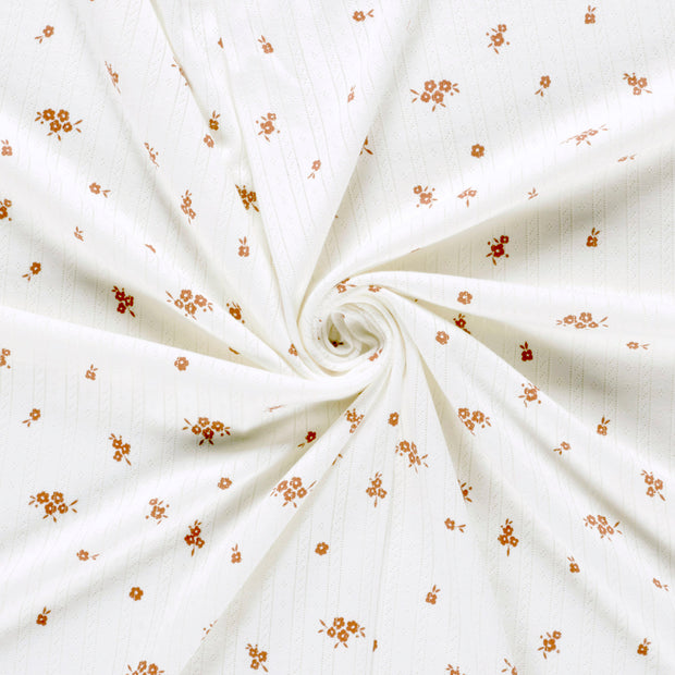 Pinpoint fabric Off White 
