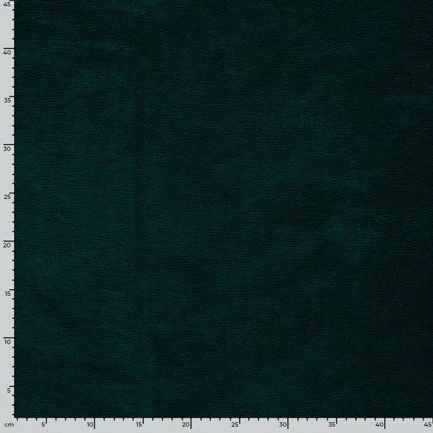 Bamboe Fleece stof Effen Petrol