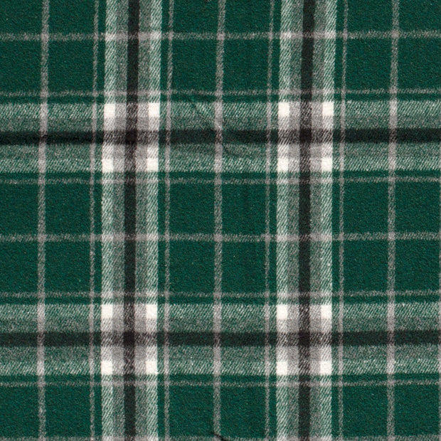 Jacquard tissu Carreaux Vert foncé