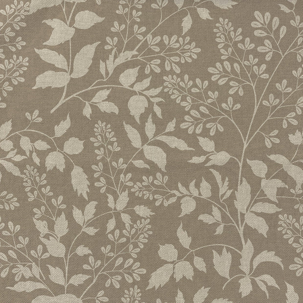 Aspect Lin tissu Feuilles Beige