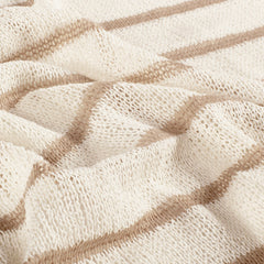 Jacquard Streifen Karamell