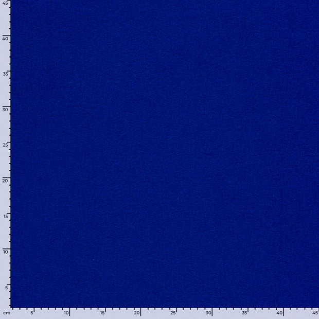 Wool Boucle fabric Unicolour Cobalt