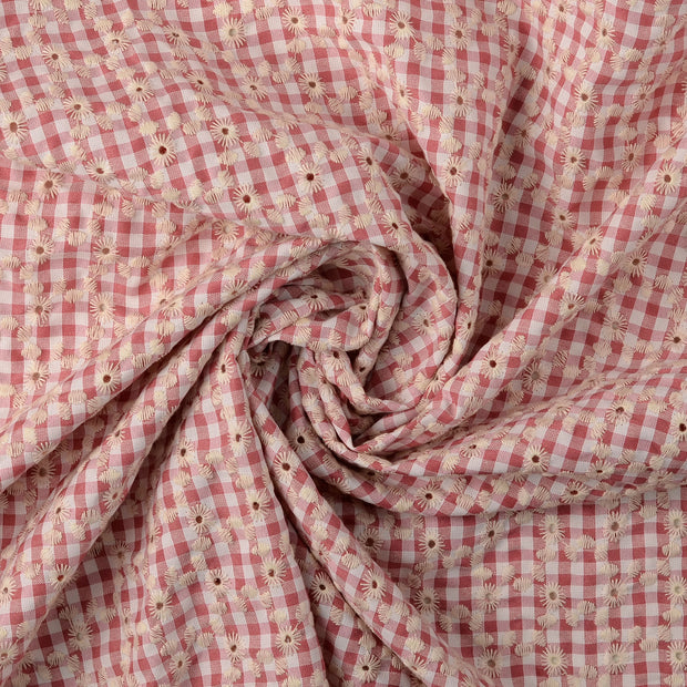 Lace fabric Red 