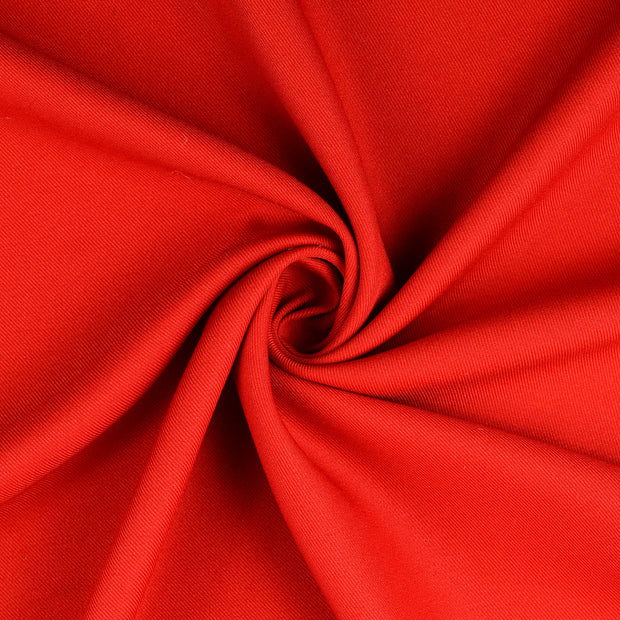 Gabardine fabric Red 