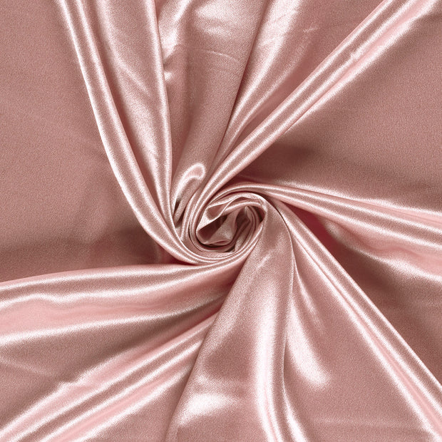 Satin Velvet fabric Old Pink dyed 