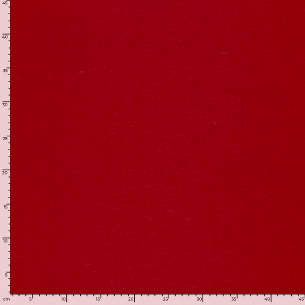Fieltro 1.5mm tela Unicolor Rojo