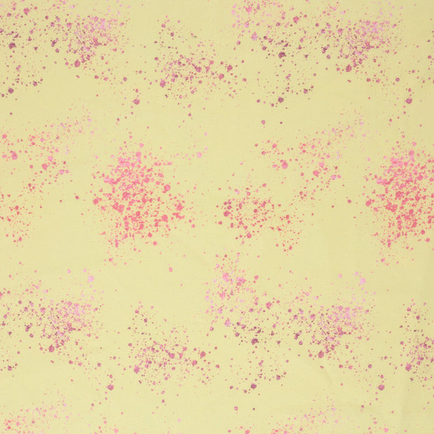 Jogging fabric Light Yellow soft 
