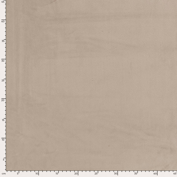Velours tissu Unicolore Beige