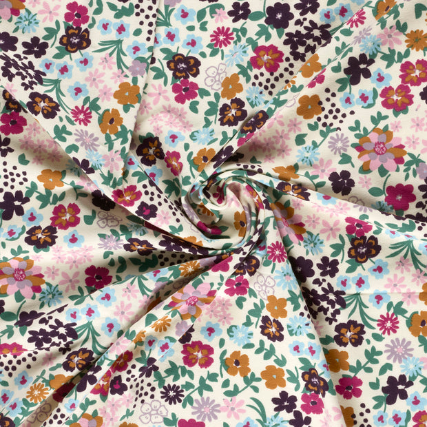 French Terry fabric Off White digital printed 