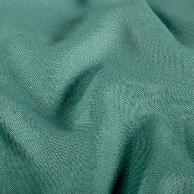 Geweven Viscose Linnen stof Effen Mint