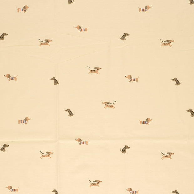 Jersey tissu Beige doux 