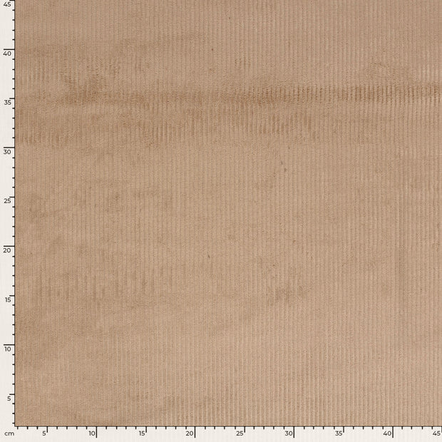Jumbo Corduroy Stretch 6w tela Unicolor Camel